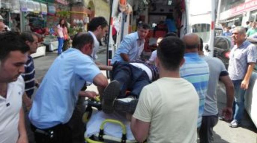 Bir Anda Yere Yığılan Vatandaş I&ccedil;in &Ccedil;abalar Yetersiz Kaldı