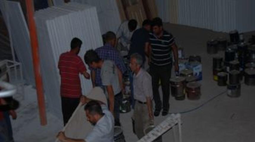 Elbistan Sanayi Sitesi'nde Yangın Paniği