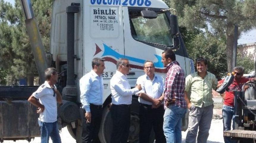 Yeni Sanayide Asfaltlama &Ccedil;alışması