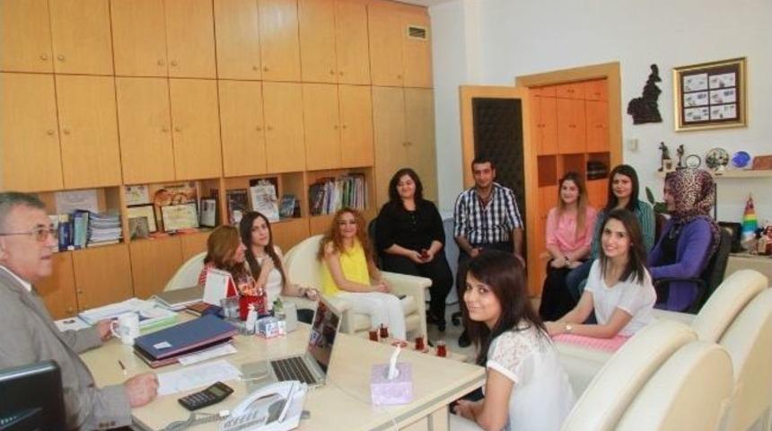 Stajer Öğrencilerden Büyükşehire Teşekkür Ziyareti