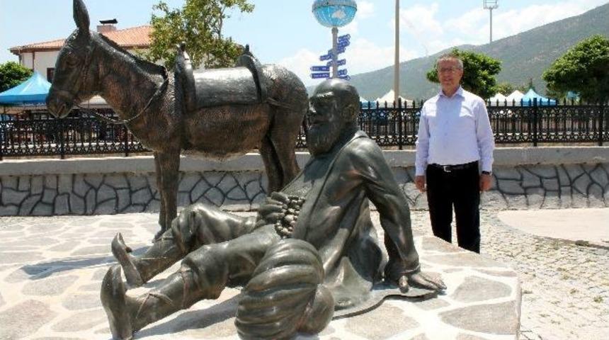 Akşehir Turizm Vadisi'ne Nasreddin Hoca Heykelleri