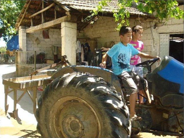 Arkadaşları Tatilde, Onlar 42 Derece Sıcakta Tarlada