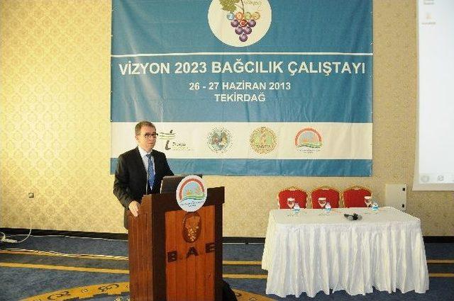 2023 Türkiye Bağcılık Vizyonu Belirlendi