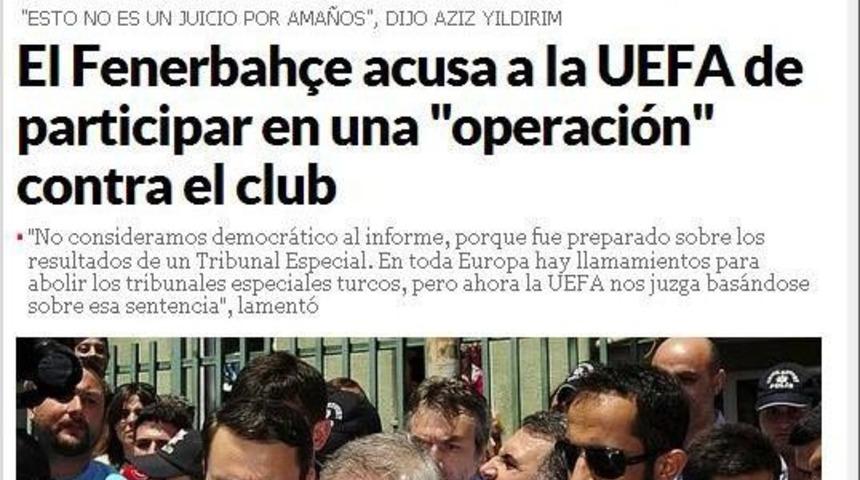 Avrupa Basınında Aziz Yıldırım Sesleri