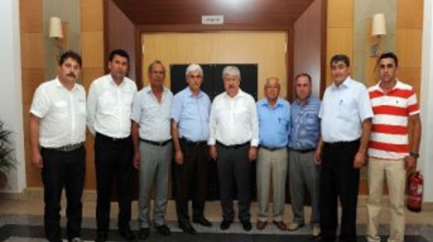 Muhtarlardan Başkan Akaydın&rsquo;a Ziyaret