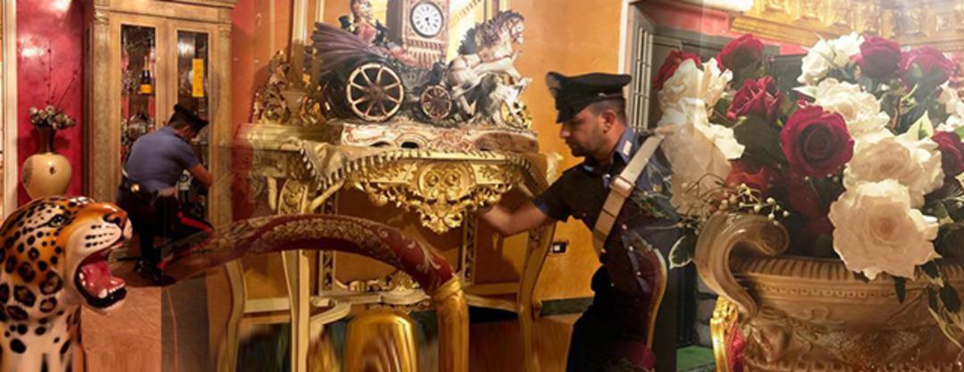 İtalya'nın en &uuml;nl&uuml; mafyasının evi g&ouml;r&uuml;nt&uuml;lendi! &Ccedil;ıkanlar şoke etti