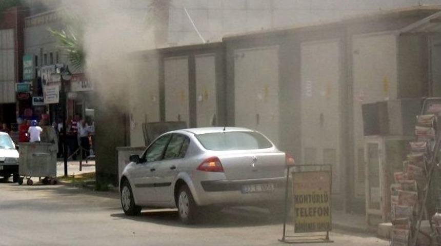 Mersin'de Yanan Trafo Korkuttu