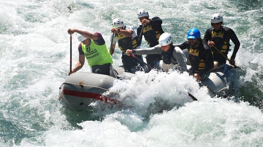 T&uuml;rkiye Rafting Şampiyonası Rize&rsquo;de Başladı