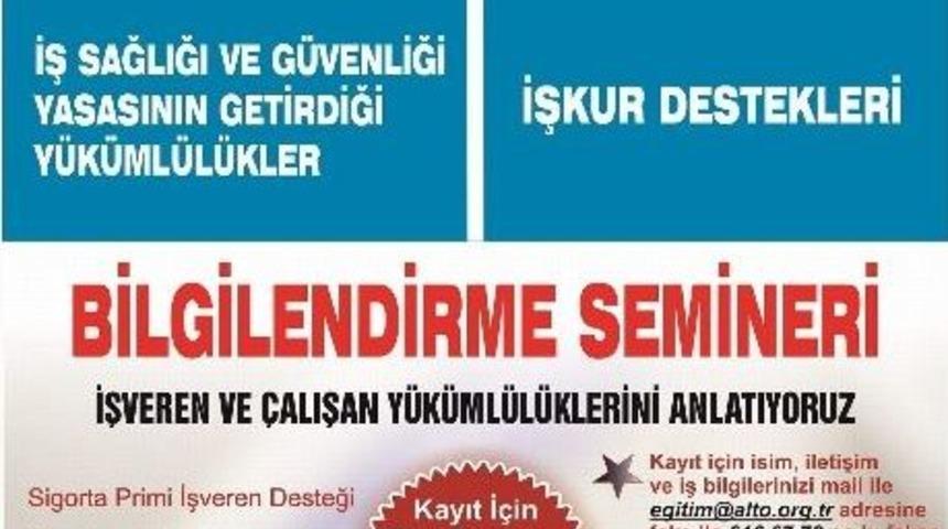 İşkur, Aliağa&rsquo;da Alto &Uuml;yeleri İle Buluşuyor