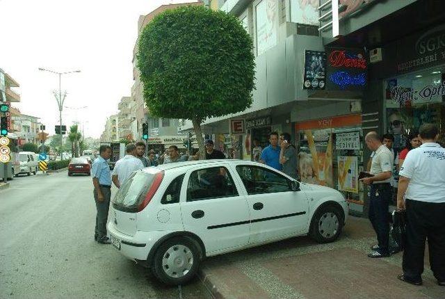 Manavgat'ta Meydana Gelen Kaza Ucuz Atlatıldı