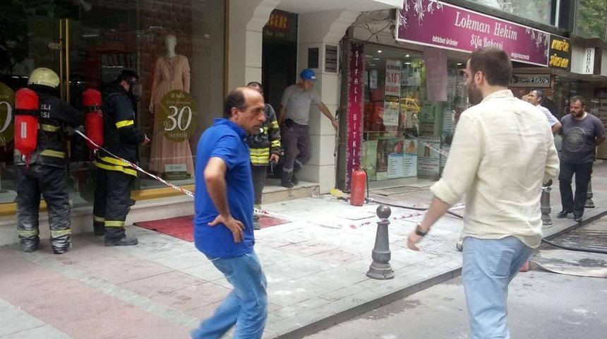 Patlayarak Yanan Elektrik Panosu Korku Dolu Anlar Yaşattı