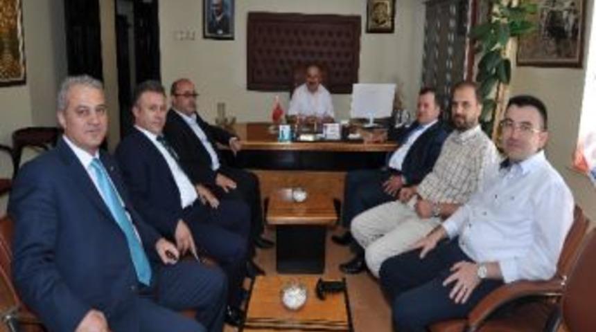 &Ccedil;orum Tso Y&ouml;netiminden Ziraat Odası&rsquo;na Ziyaret