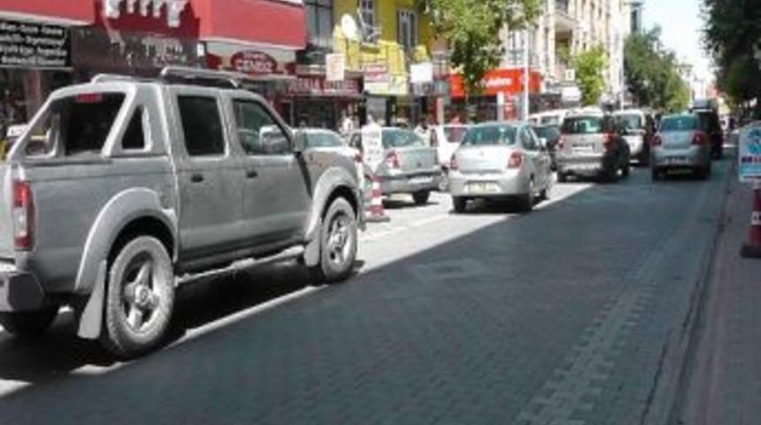 Kulu&rsquo;da Trafik Yoğunluğu