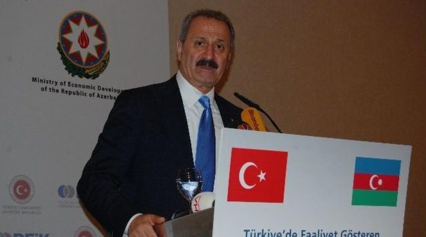 Bakan &Ccedil;ağlayan, Azerbaycanlı İşadamlarıyla &Ccedil;alışma Yemeğinde Bir Araya Geldi