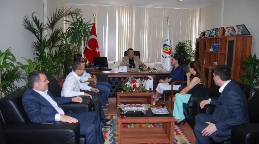 Tekirdağ İl Gen&ccedil; Girişimciler Kurulu'ndan &Ccedil;orlu Tso'ya Tebrik Ziyareti
