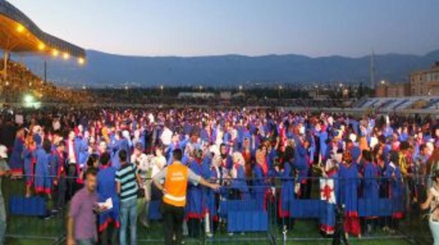 S&uuml;t&ccedil;&uuml; İmam &Uuml;niversitesi 21. D&ouml;nem Mezunlarını Uğurladı