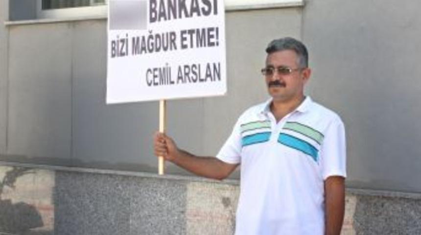 Mağdur Vatandaştan Sessiz Eylem