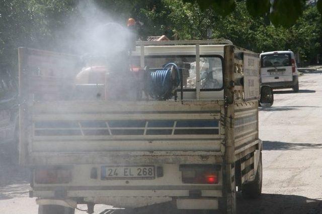 Erzincan’da Sineklerle Mücadele