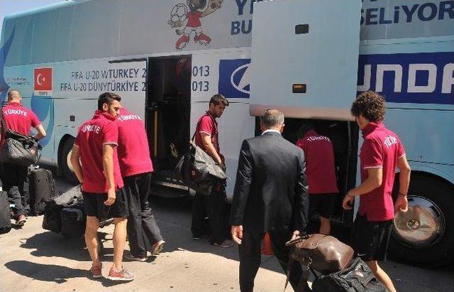 Türkiye U20 Milli Takımı Gaziantep’e Geldi