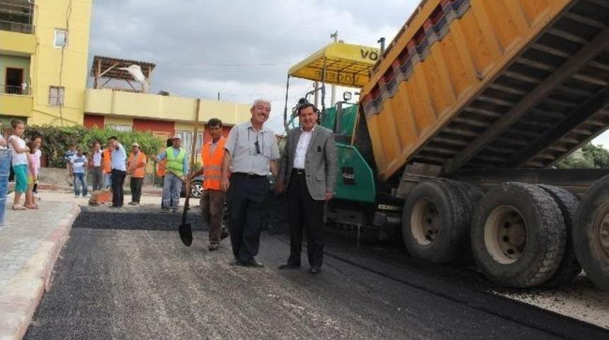 Sarı&ccedil;am&rsquo;da Asfalt &Ccedil;alışmaları Aralıksız S&uuml;r&uuml;yor