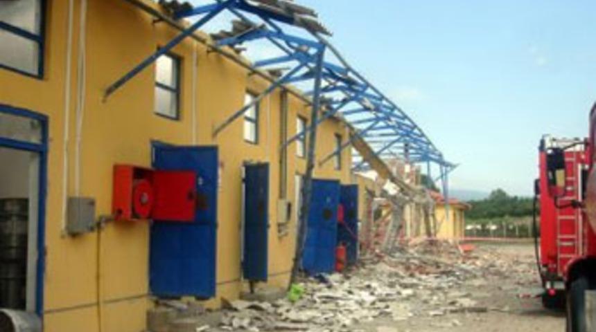 Sakarya'da havai fişek fabrikasında patlama