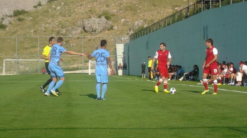 Trabzonspor, Ilk Hazırlık Ma&ccedil;ında 1-1 Berabere Kaldı
