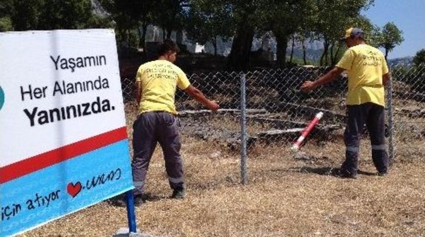 Gatab&rsquo;tan Mezarlıklarda Temizlik Ve Bakım &Ccedil;alışması