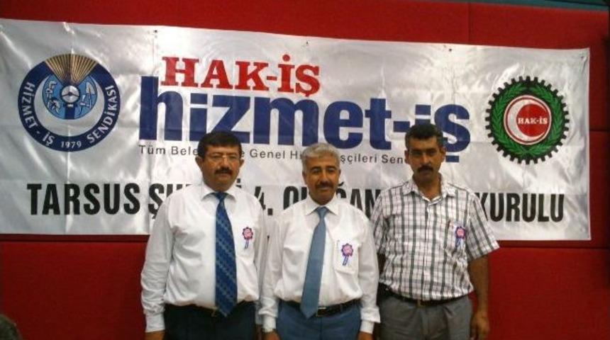 Hizmet-iş Sendikası Tarsus Şubesinde H&uuml;seyin G&uuml;n, G&uuml;ven Tazeledi