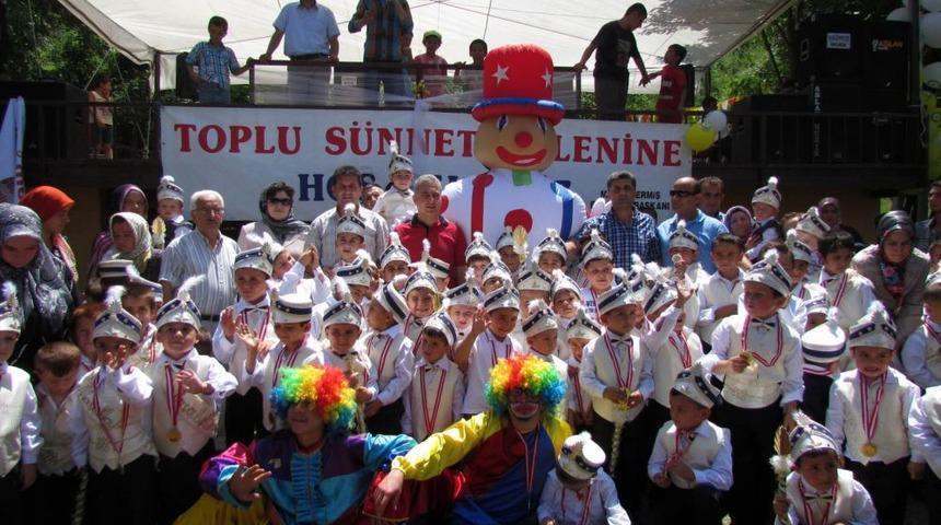 Boyabat Belediyesi'nin S&uuml;nnet Ş&ouml;leninde 165 &Ccedil;ocuk S&uuml;nnet Oldu