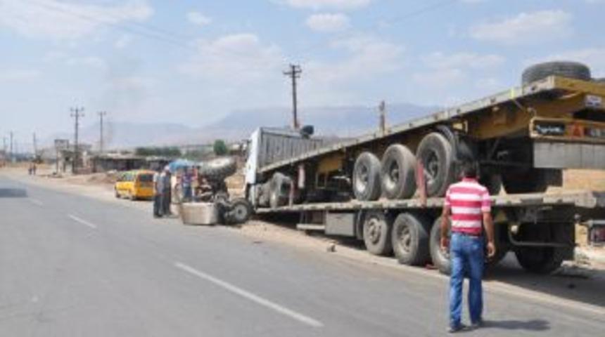 Silopi&rsquo;de Trafik Kazası: 1 Yaralı