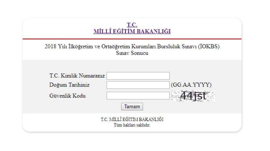Bursluluk sınavı sonuçları belli oldu! MEB İOKBS-2018 sonuçları nereden, nasıl öğrenilir?