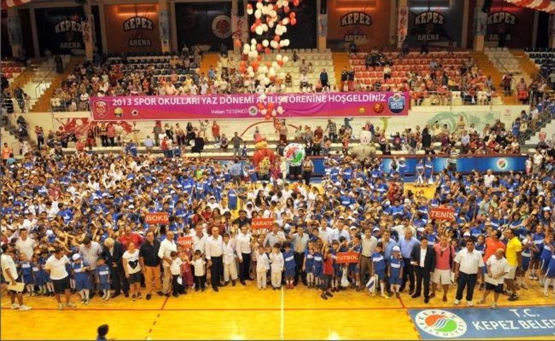 En B&uuml;y&uuml;k Spor Okulu Kepez'de A&ccedil;ıldı