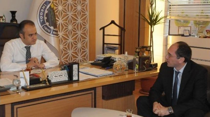 Altyapı Ve Kentsel D&ouml;n&uuml;ş&uuml;m M&uuml;d&uuml;r&uuml;nden Aktaş&rsquo;a Ziyaret