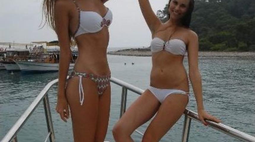 G&uuml;zellerin Yarışma &Ouml;ncesi Tekne Turu Keyfi