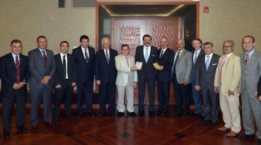 Trabzon Heyeti&rsquo;nden Tobb Başkanı Hisarcıklıoğlu&rsquo;na Ziyaret