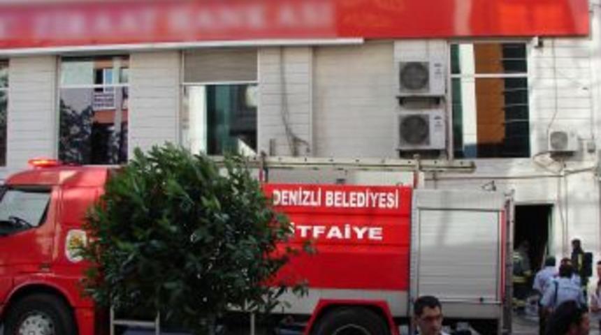 Bankanın Kazanında Yangın &Ccedil;ıktı