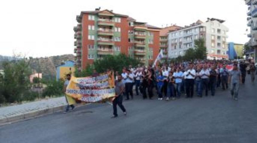 Tunceli'de Sivas Olayları Protestosu