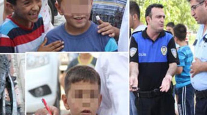 9 yaşındaki &ccedil;ocuk polisin otomobilini yaktı