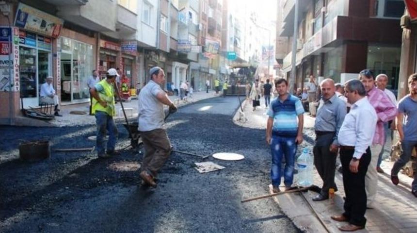 Fatsa&rsquo;da Asfalt &Ccedil;alışması