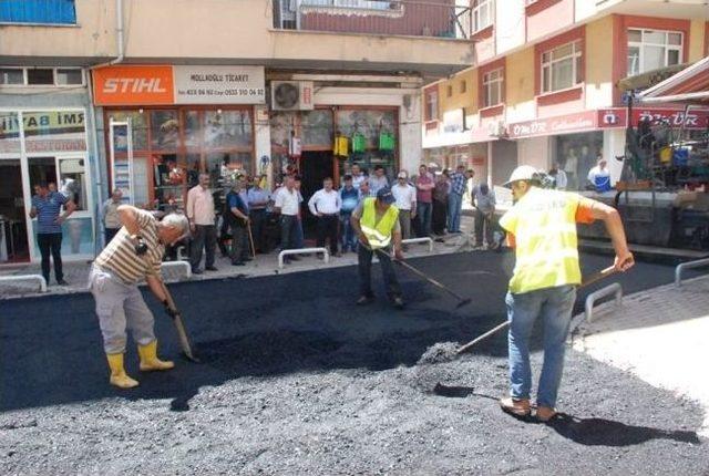 Fatsa’da Asfalt Çalışması