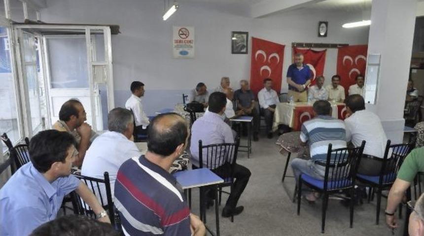 Mhp Kocasinan İl&ccedil;e Başkanlığı Mahalle Toplantılarına Devam Etti