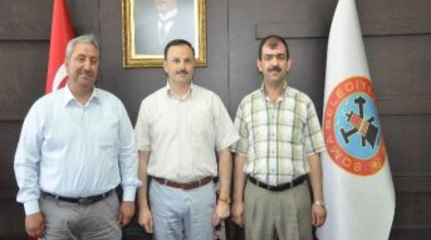 S&uuml;r&uuml;c&uuml; Kursları Genel Başkan Yardımcısı'ndan Başkan Ergene'ye Ziyaret