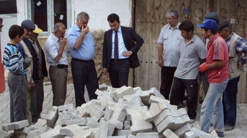 Kaymakam Sayılır&rsquo;dan K&ouml;ylerde İnceleme