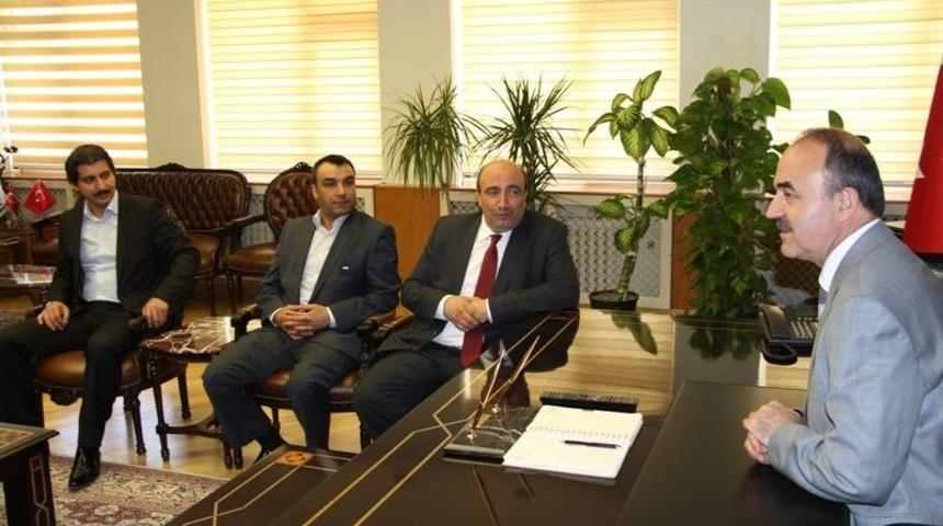 AK Parti Elazığ İl Başkanı A&ccedil;ıkkapı, Vali Erol'u Ziyaret Etti