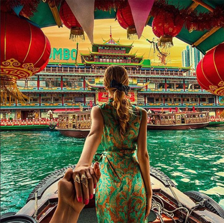 Sevgilisini takip eden adam Hong Kong’da!