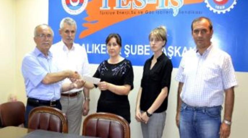 Tes-iş Sendikasından &Ouml;rnek Yardım