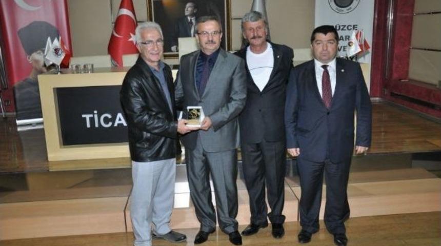 D&uuml;zce Tso Başkanı &Ccedil;akır Ve Meclis Başkanı Taşlı&rsquo;ya Hayırlı Olsun Ziyaretleri