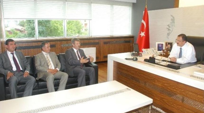 Kayseri Pancar Ekicileri Kooperatifi Y&ouml;netimi &Ouml;zhaseki&rsquo;yi Ziyaret Etti