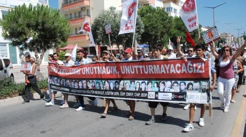 Sivas Olaylarında Hayatını Kaybedenler Didim&rsquo;de Anıldı