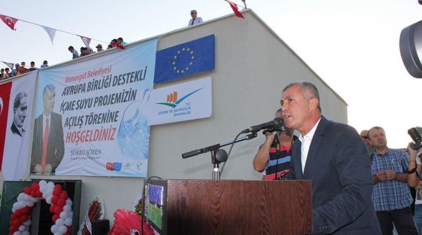 Başkan S&ouml;zen: &Ouml;n&uuml;m&uuml;zdeki 50 Yıl Manavgat'ın I&ccedil;me Suyu Sorunu Olmayacak